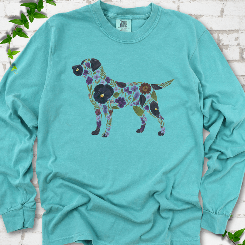 Wildflower Labrador LS T-Shirt