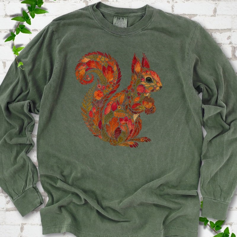 Autumn Squirrel LS T-Shirt