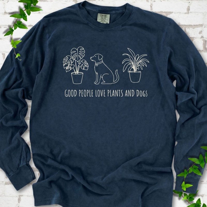Plants and Dogs LS T-Shirt