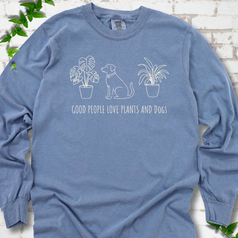 Plants and Dogs LS T-Shirt
