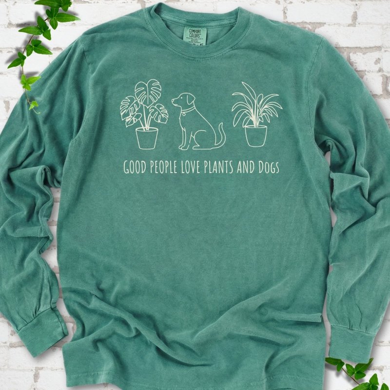 Plants and Dogs LS T-Shirt