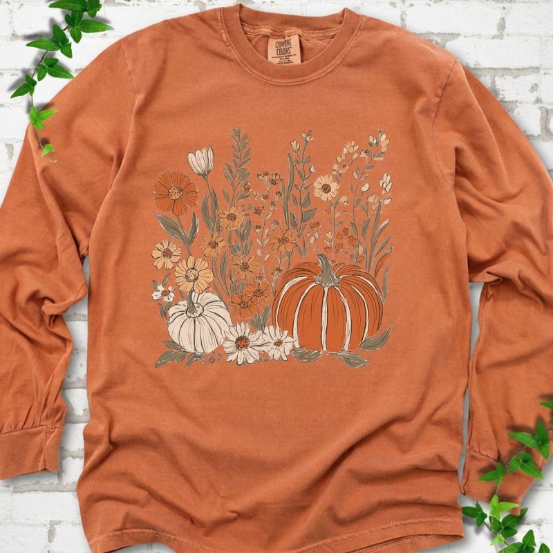 Boho Pumpkin LS T-Shirt