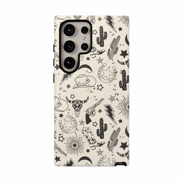 Western Doodles Phone Case