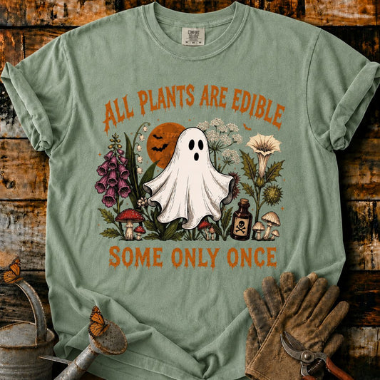 Haunted Botanical Ghost Garden T-Shirt