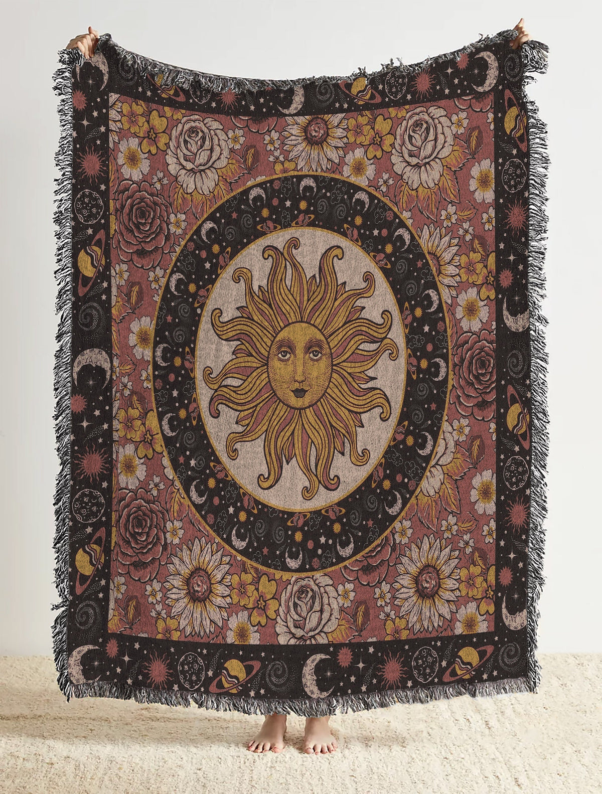 Tarot Sun Woven Blanket