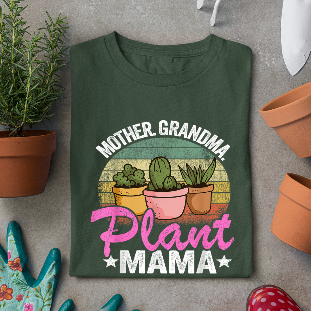 Mother Grandma Plant Mama - Unisex Premium T-shirt