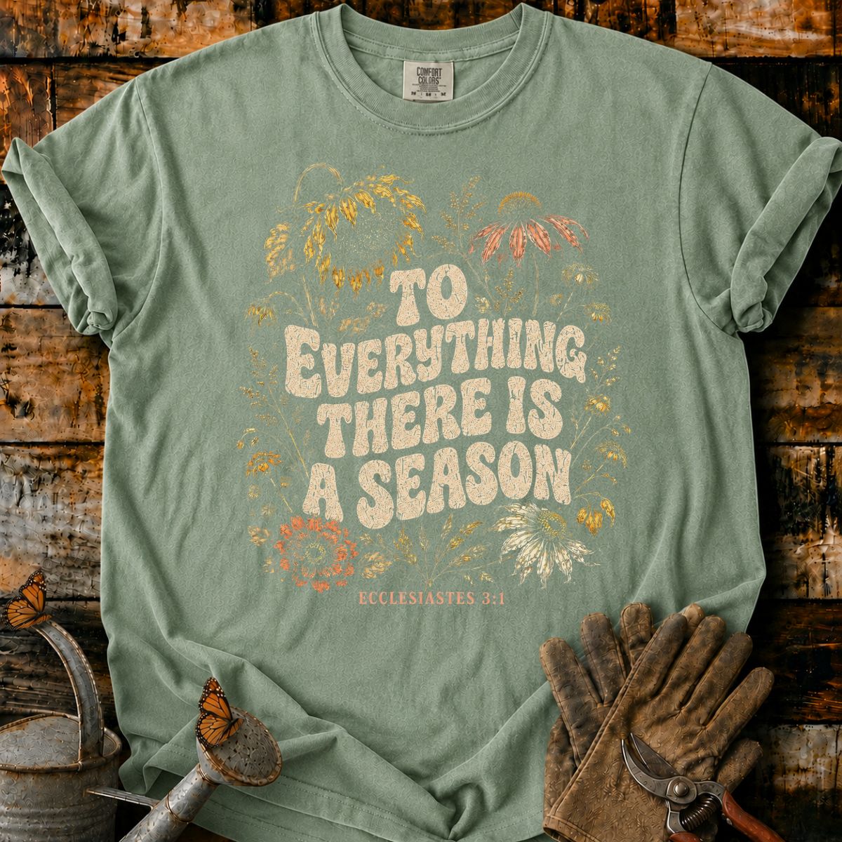 Vintage Botanical Seasons T-Shirt