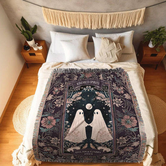 Personalized Kindred Spirits Ghost Throw