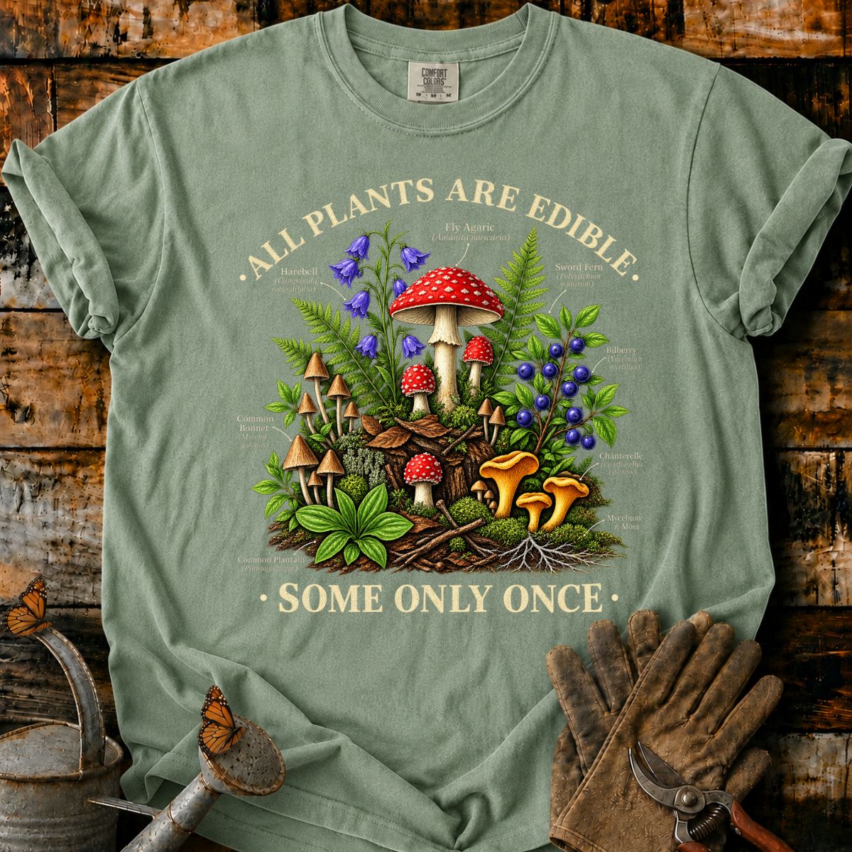 Forest Fungi Field Guide T-Shirt