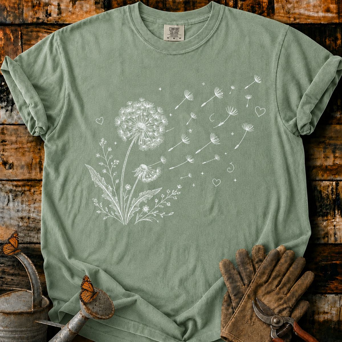 Whimsical Dandelion Seeds T-Shirt