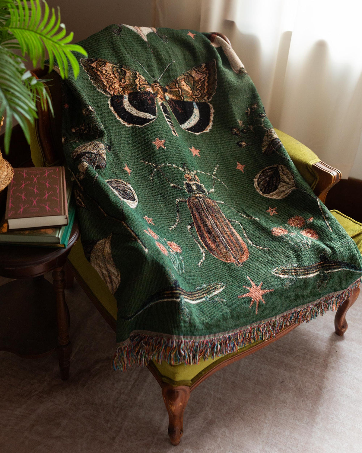 Gothic Nature Woven Blanket