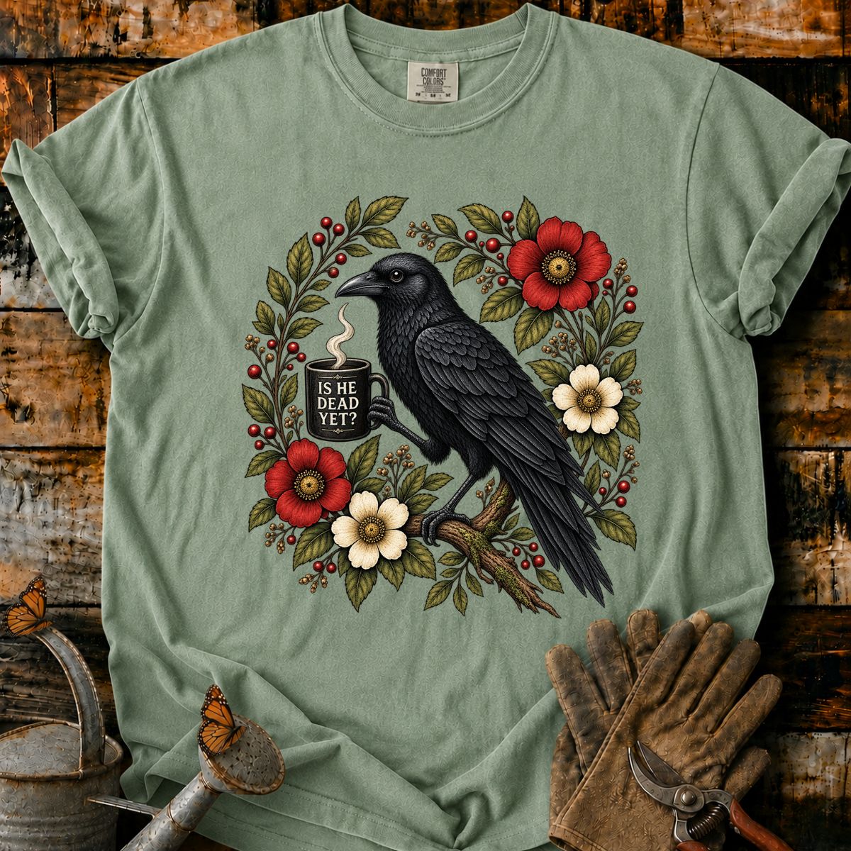 Entschuldigen Sie, der Vogelfutterautomat ist leer T-Shirt