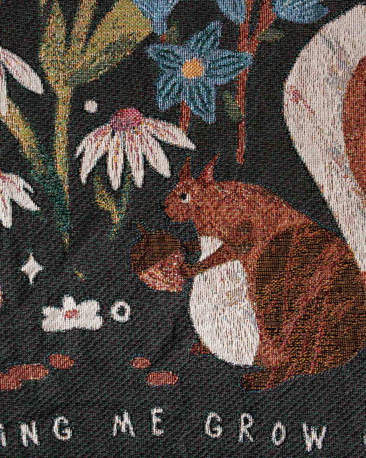 Mother's Day Rose Woven Throw