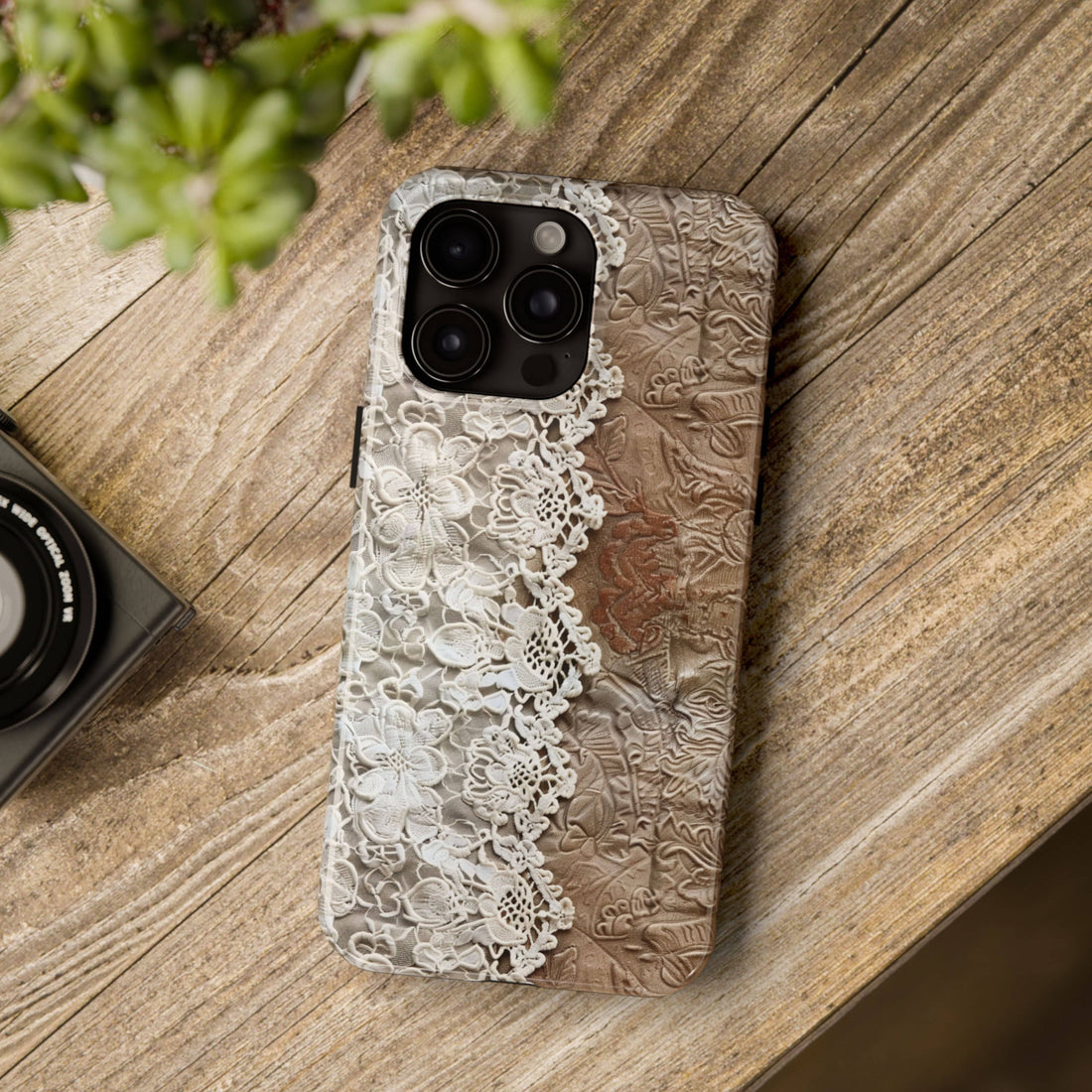 Leather Lace Phone Case