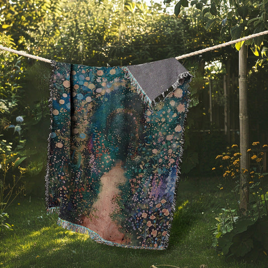 Impressionist Garden Path Blanket