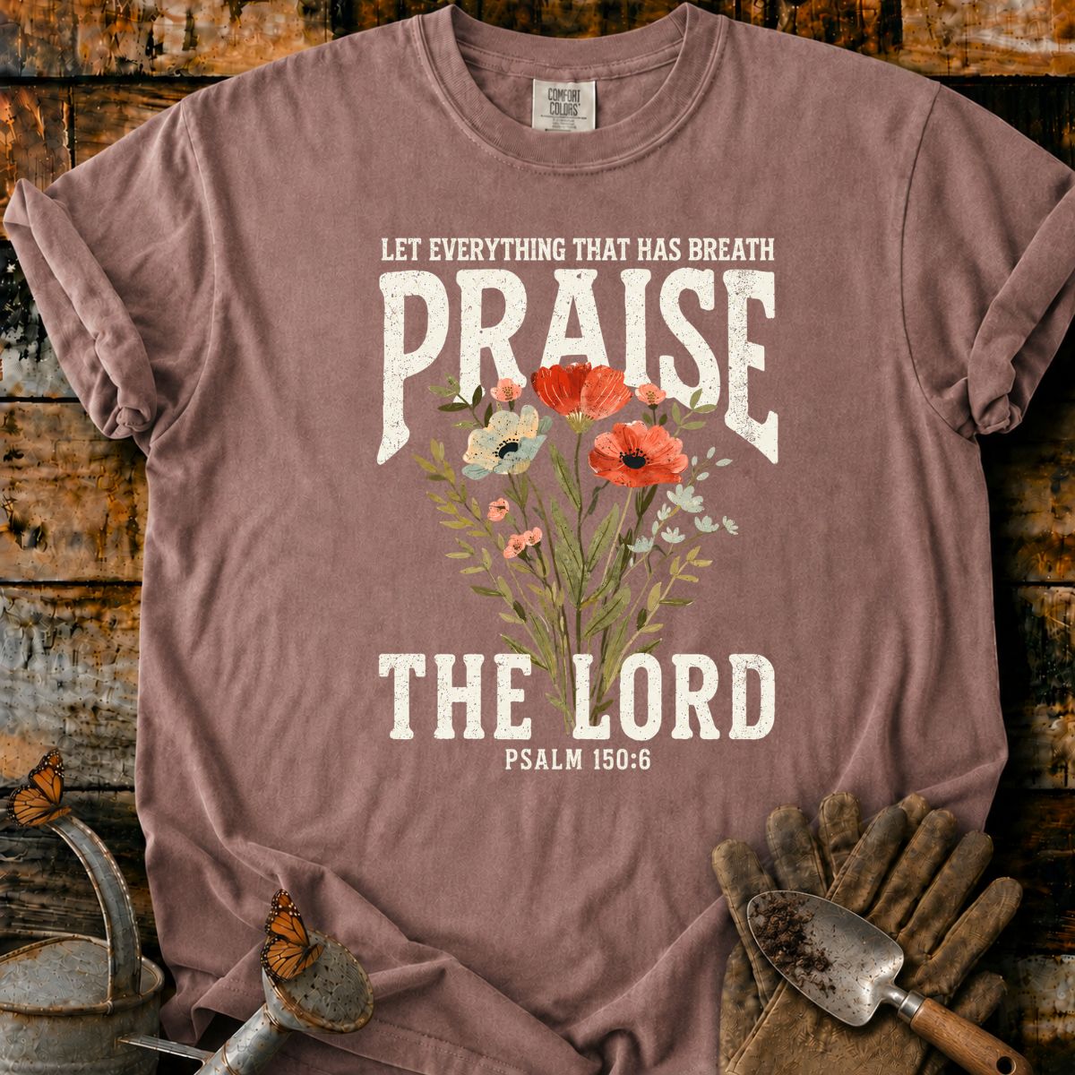 Vintage Praise Floral T-Shirt