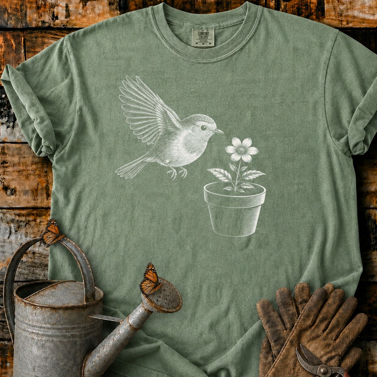 Entschuldigen Sie, der Vogelfutterautomat ist leer T-Shirt