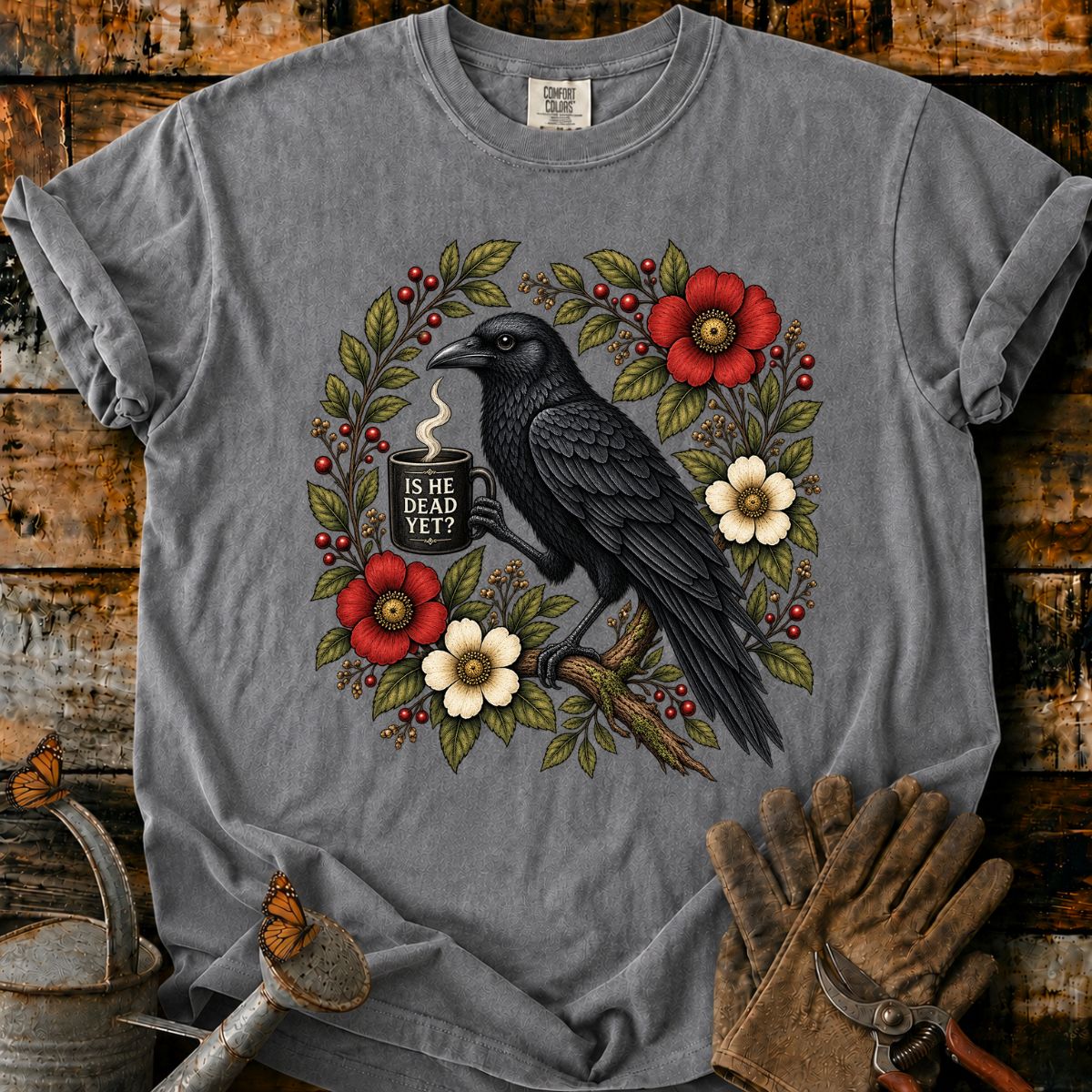 Entschuldigen Sie, der Vogelfutterautomat ist leer T-Shirt