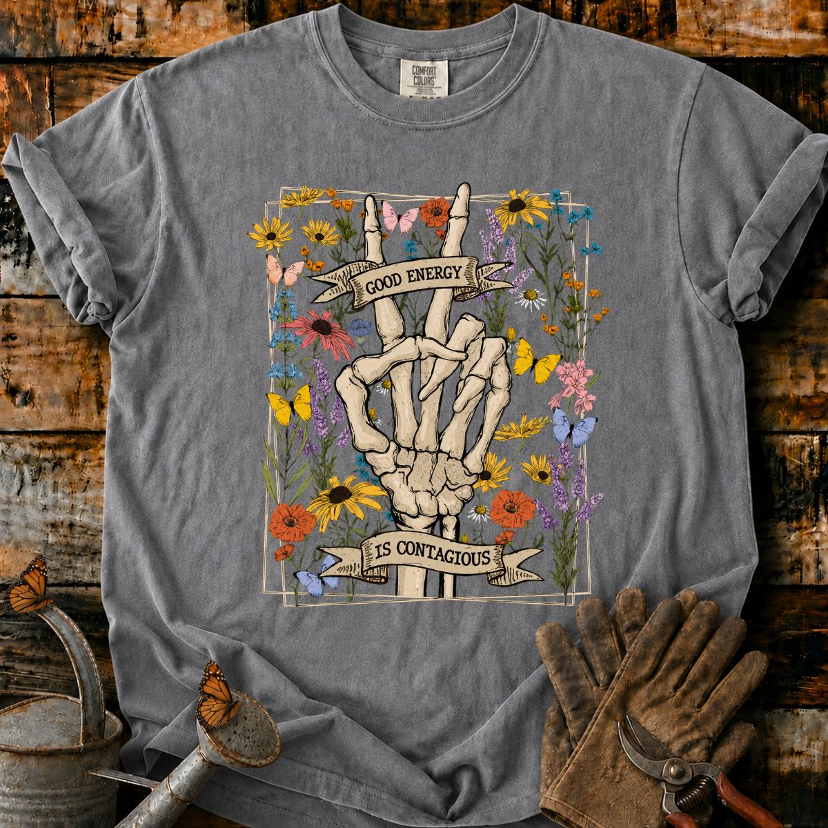 Good Energy, Surrounded by Blooms T-Shirt