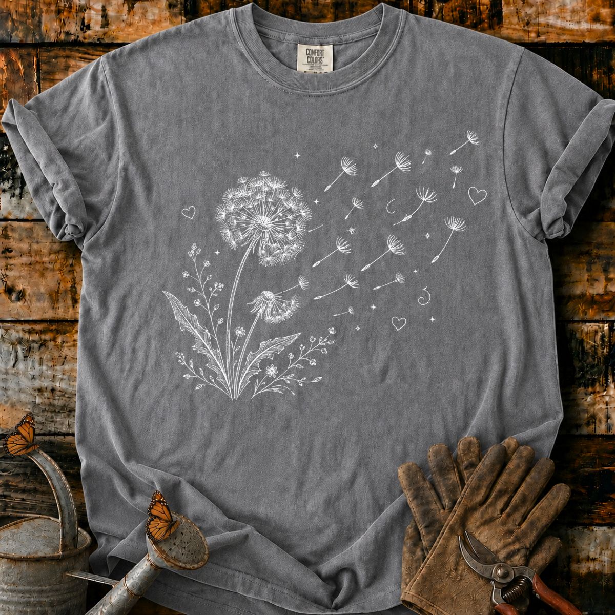 Whimsical Dandelion Seeds T-Shirt