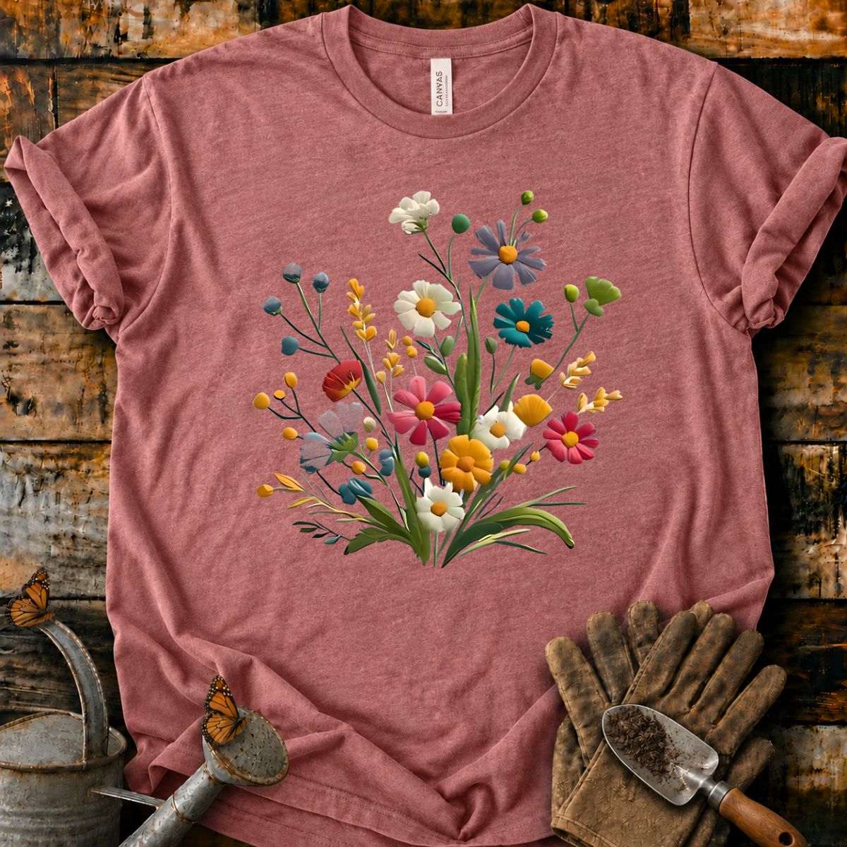 Wildflowers Art T-Shirt