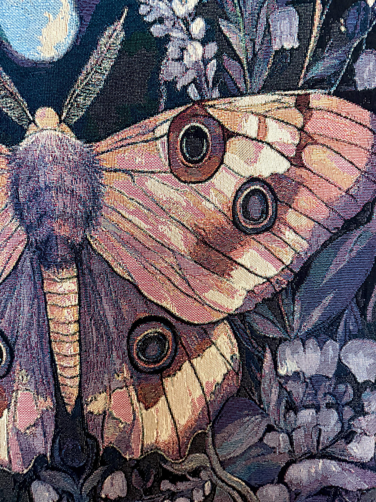 Moon Moth Woven Blanket