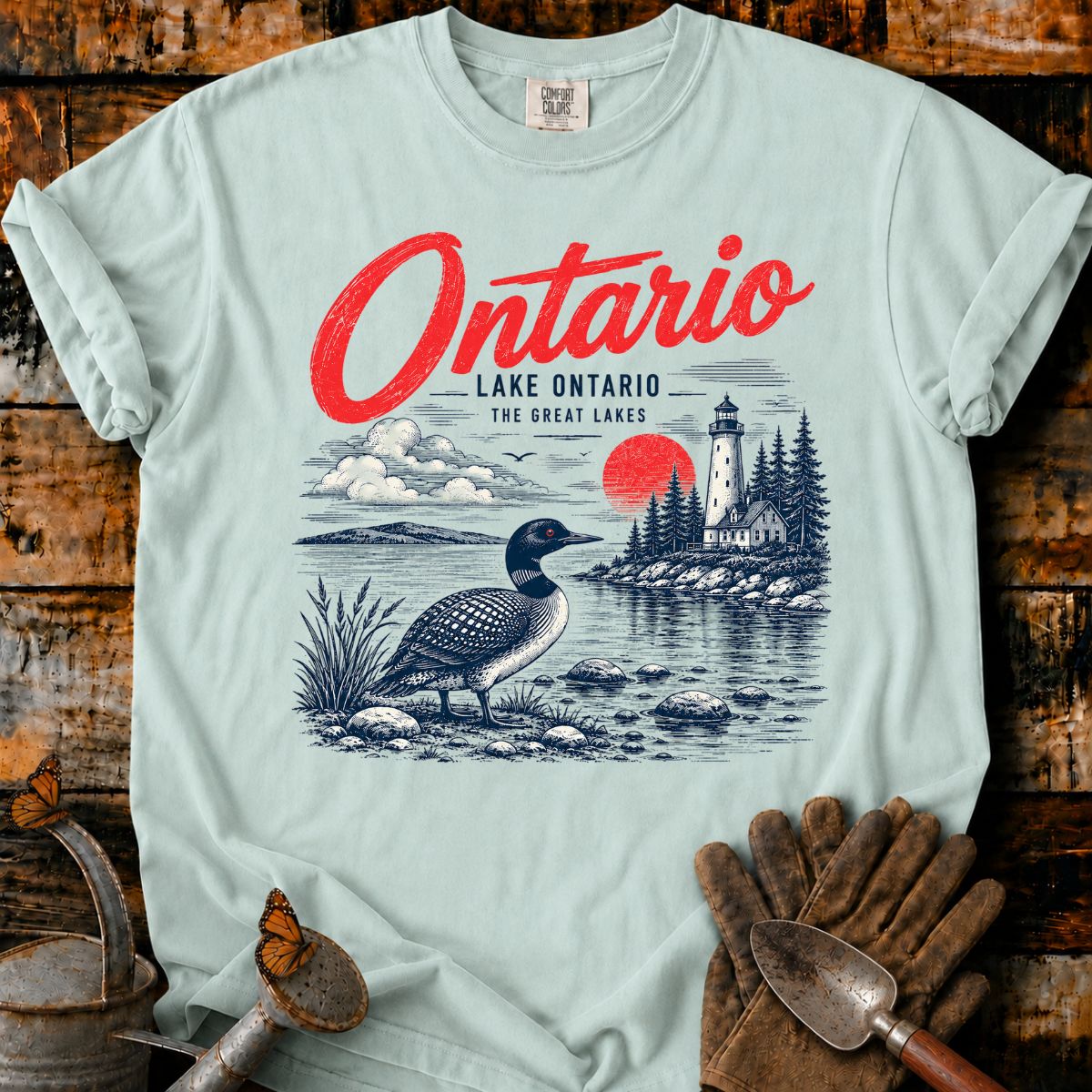 Vintage Ontario Lakeside Loon T-Shirt