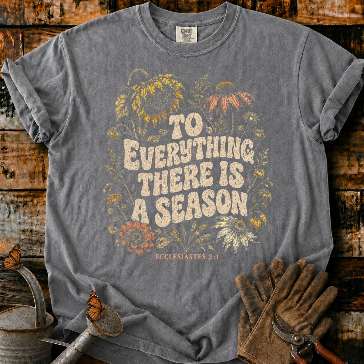 Vintage Botanical Seasons T-Shirt