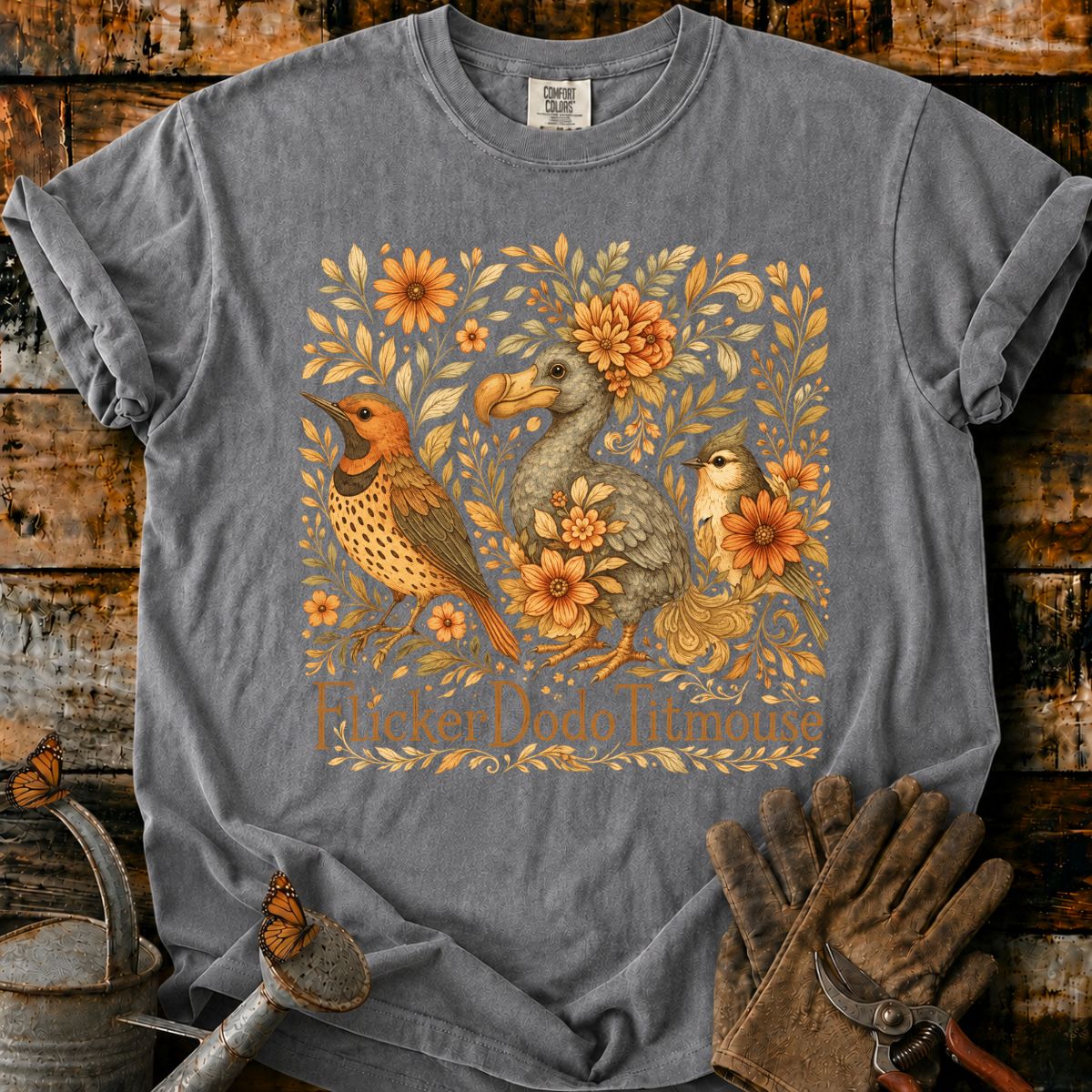 Vintage Botanical Trio T-Shirt