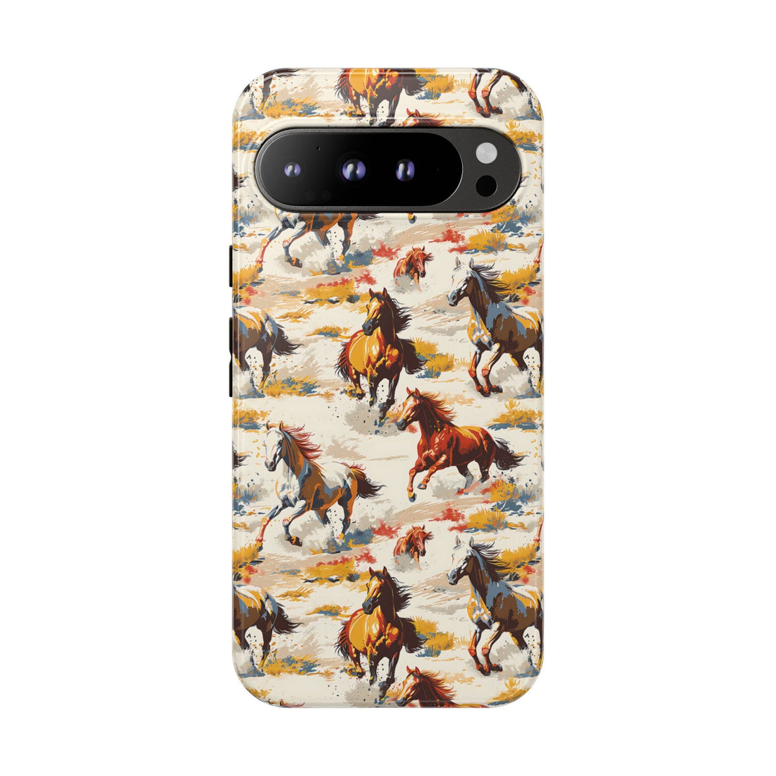 Painted Horses White Phone Case