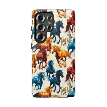 Colorful Horses Phone Case
