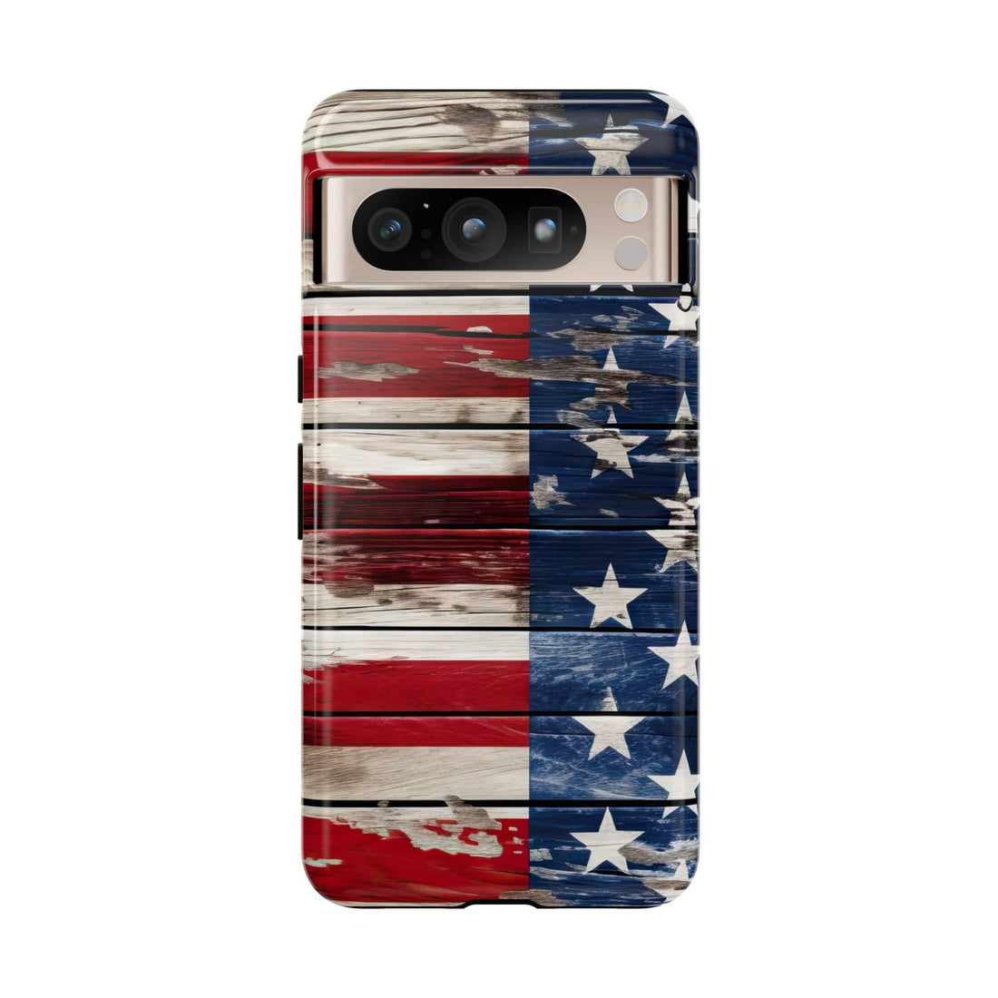Wood Stars Stripes Patriotic Phone Case