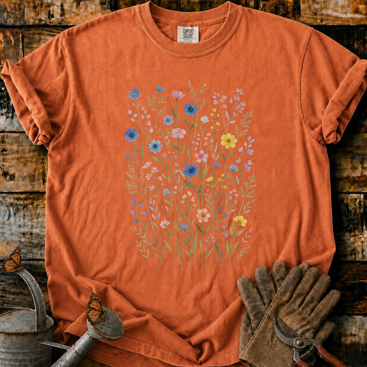 Whimsical Wildflower Meadow T-Shirt