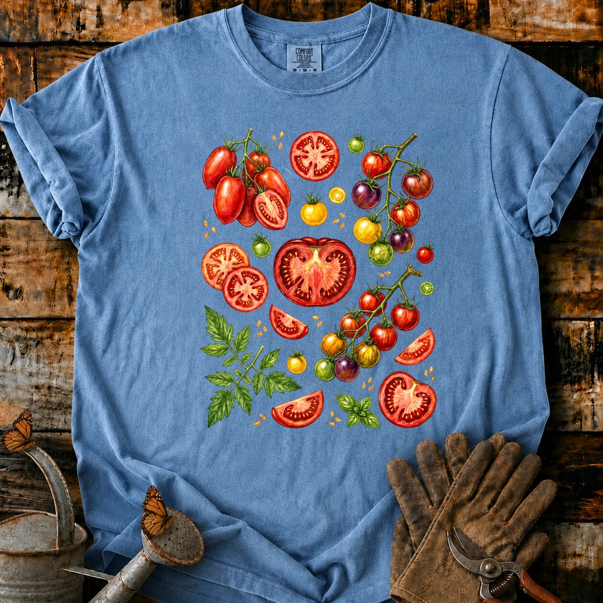 Watercolor Tomato Botanical T-Shirt
