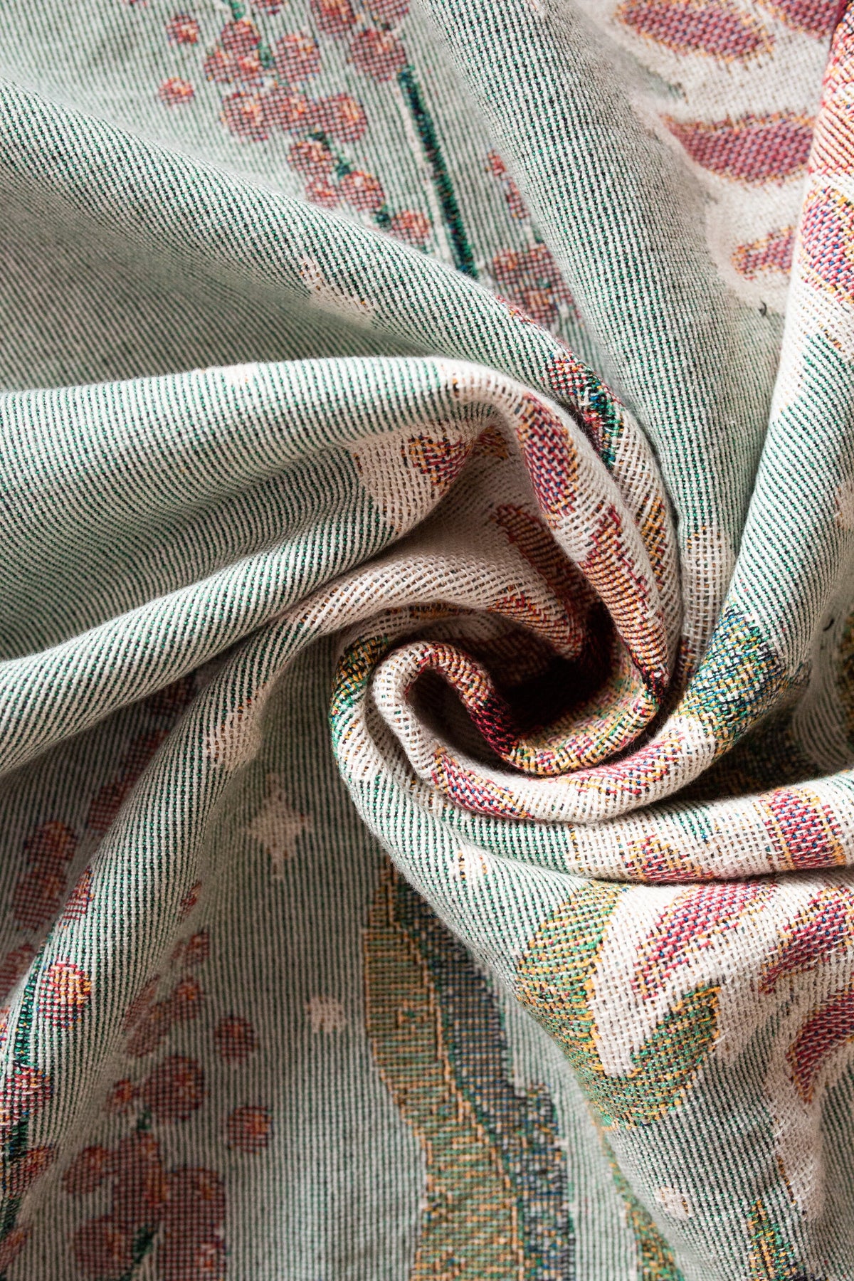 Personalized Floral Woven Blanket