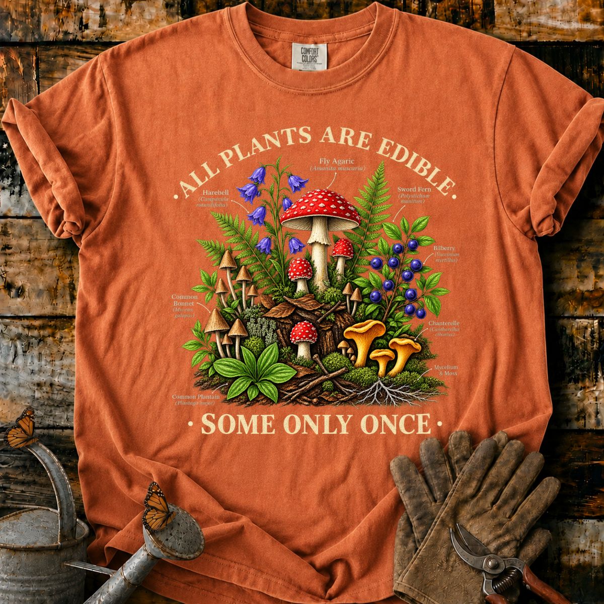 Forest Fungi Field Guide T-Shirt