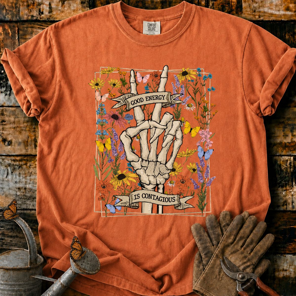 Good Energy, Surrounded by Blooms T-Shirt