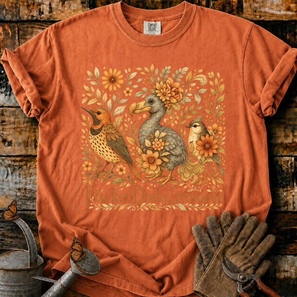 Vintage Botanical Trio T-Shirt