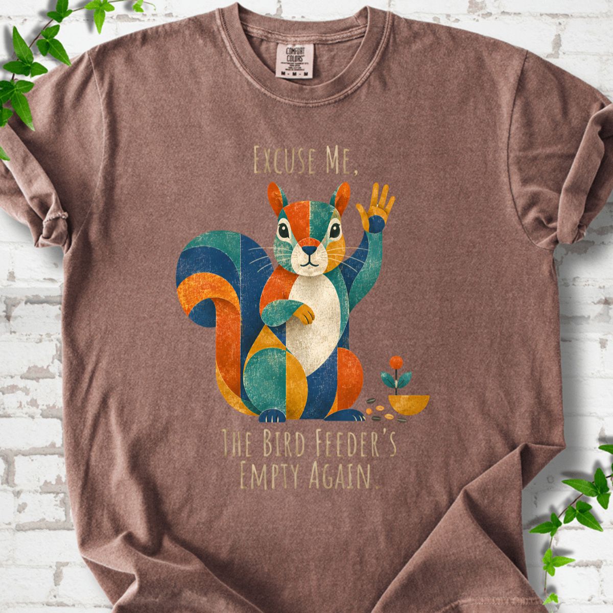 Excuse Me, Bird Feeder's Empty Retro T-Shirt