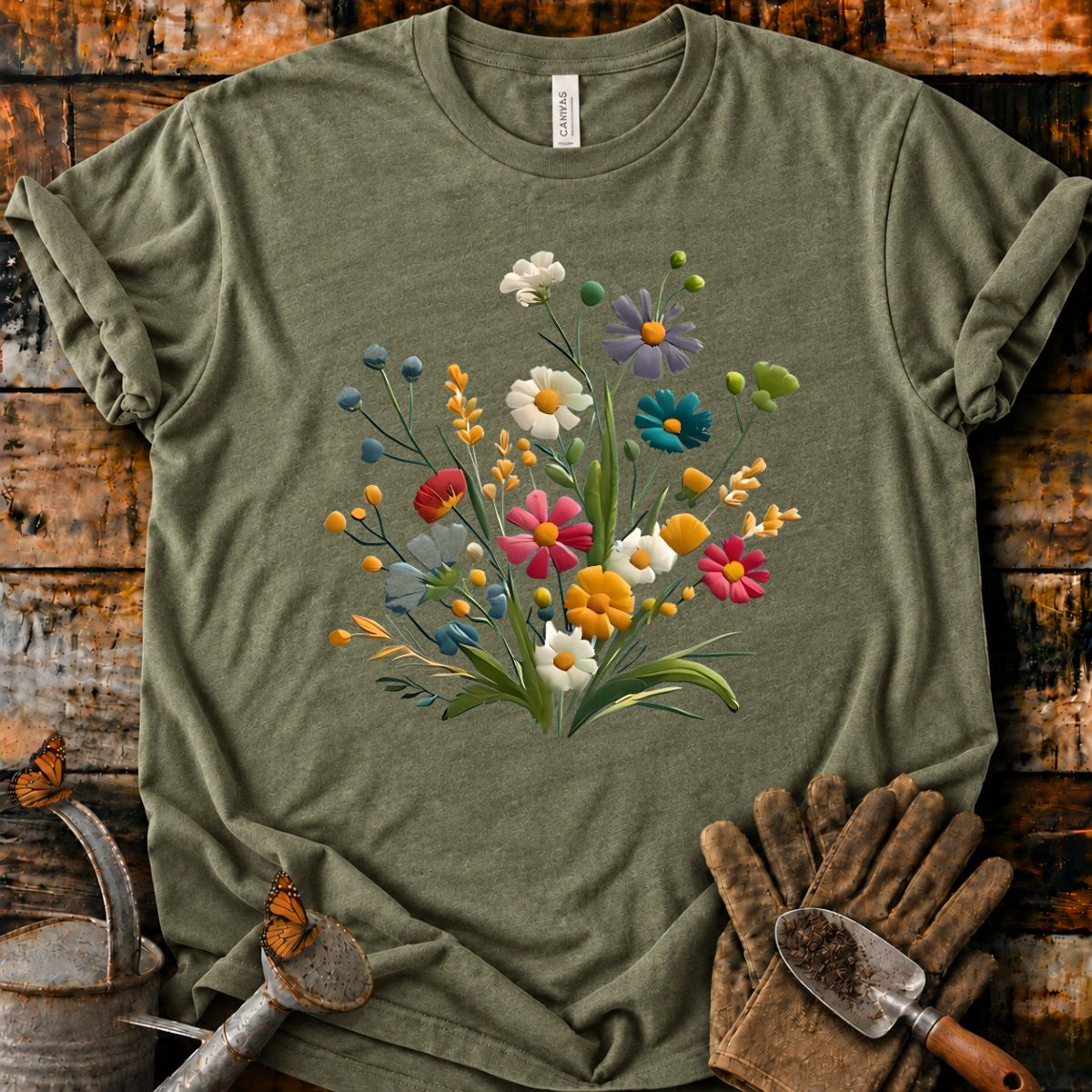 Wildflowers Art T-Shirt