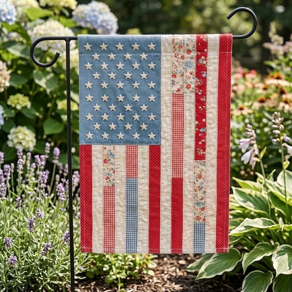 4th Of July Garden Flag