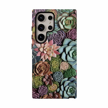 3d Succulent Flower Phone Case
