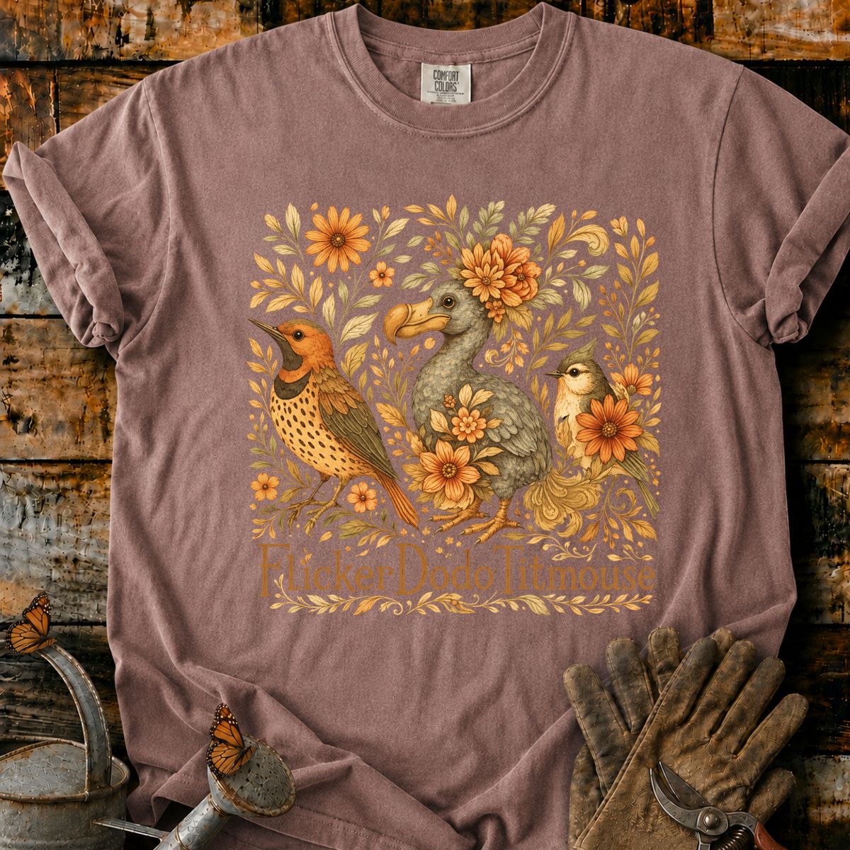 Vintage Botanical Trio T-Shirt