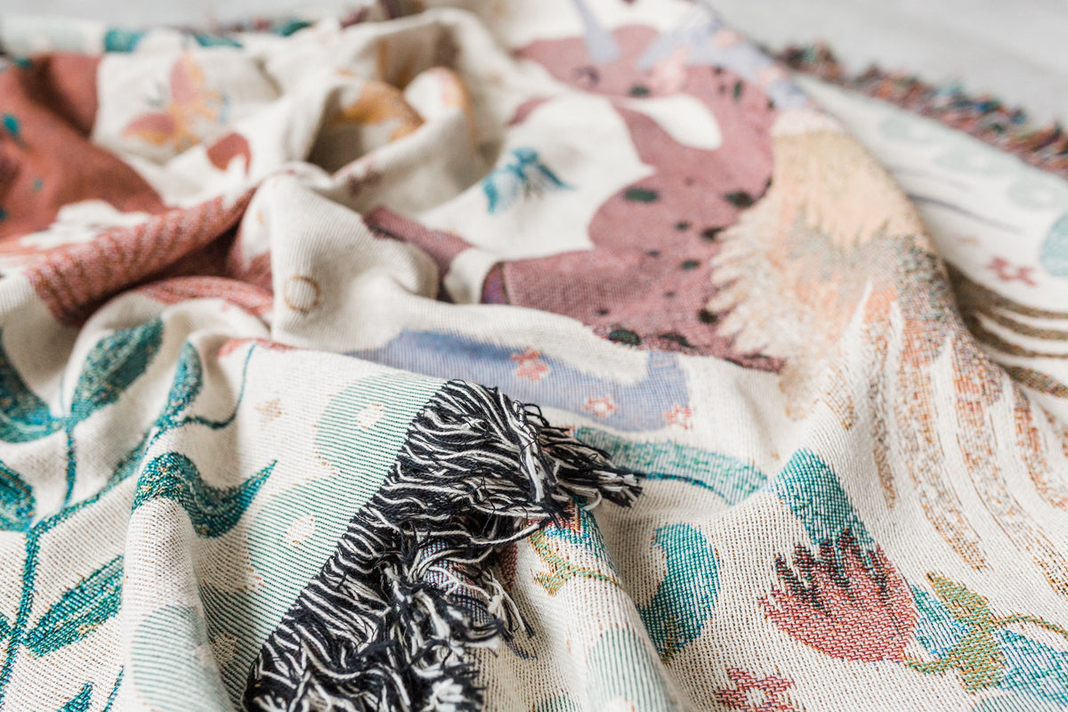 Unicorn Woven Blanket
