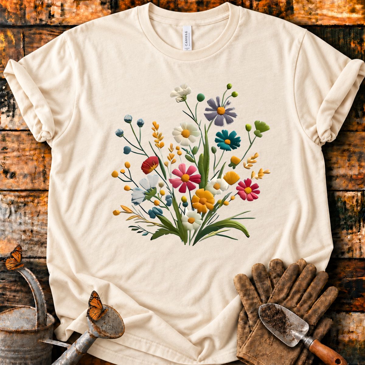 Wildflowers Art T-Shirt