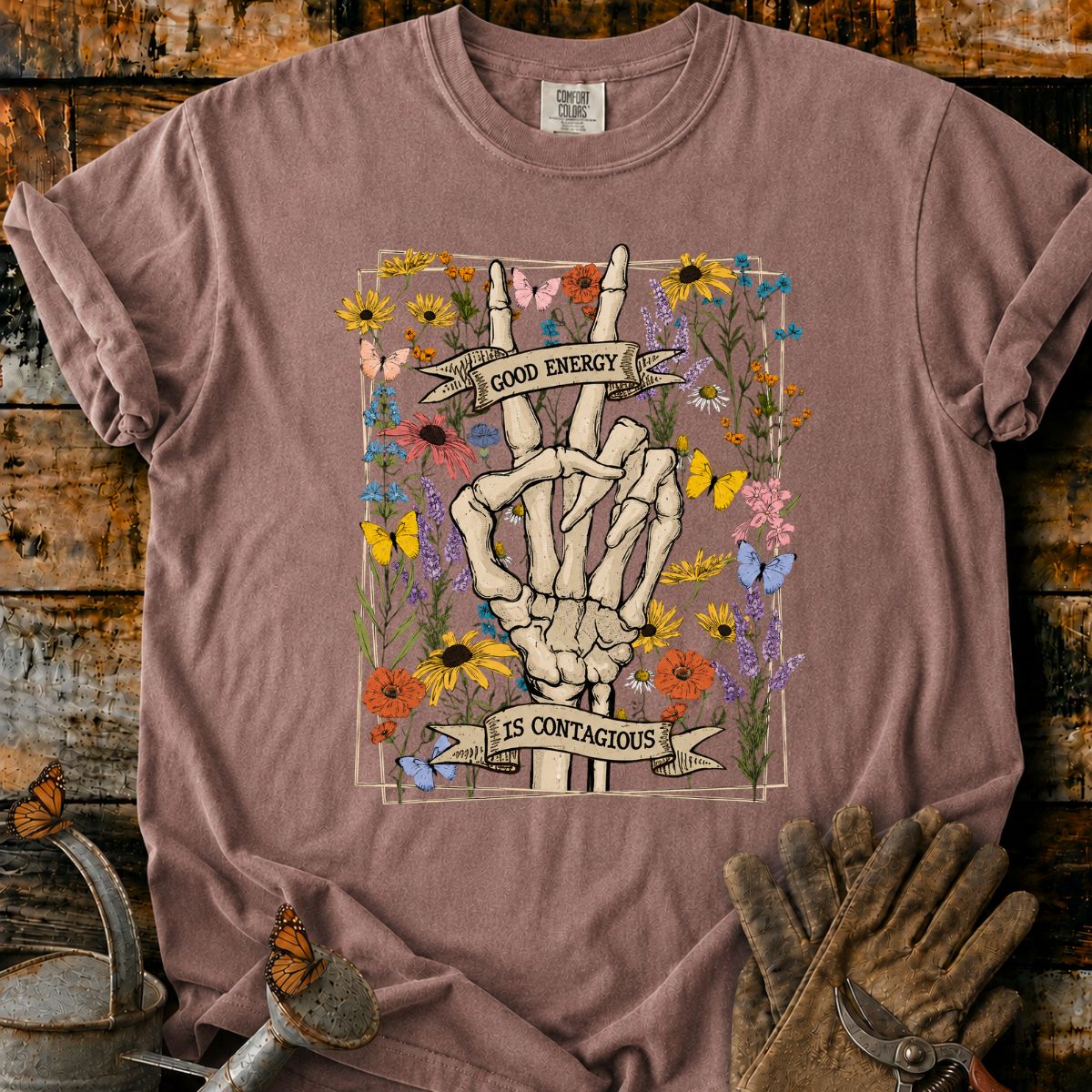 Good Energy, Surrounded by Blooms T-Shirt