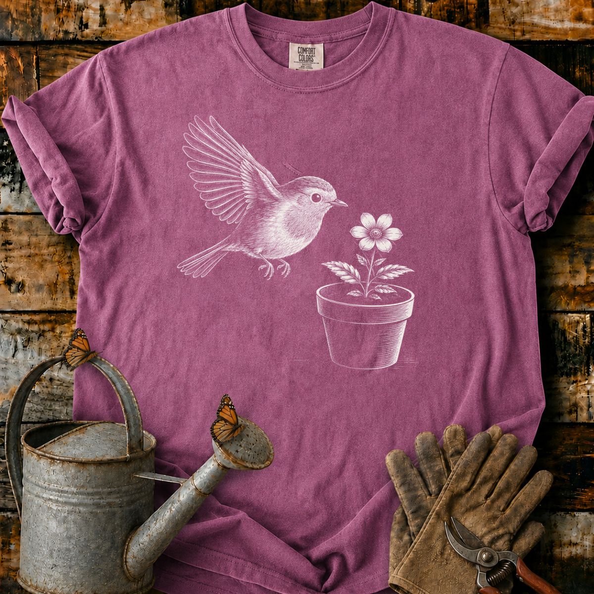 Entschuldigen Sie, der Vogelfutterautomat ist leer T-Shirt