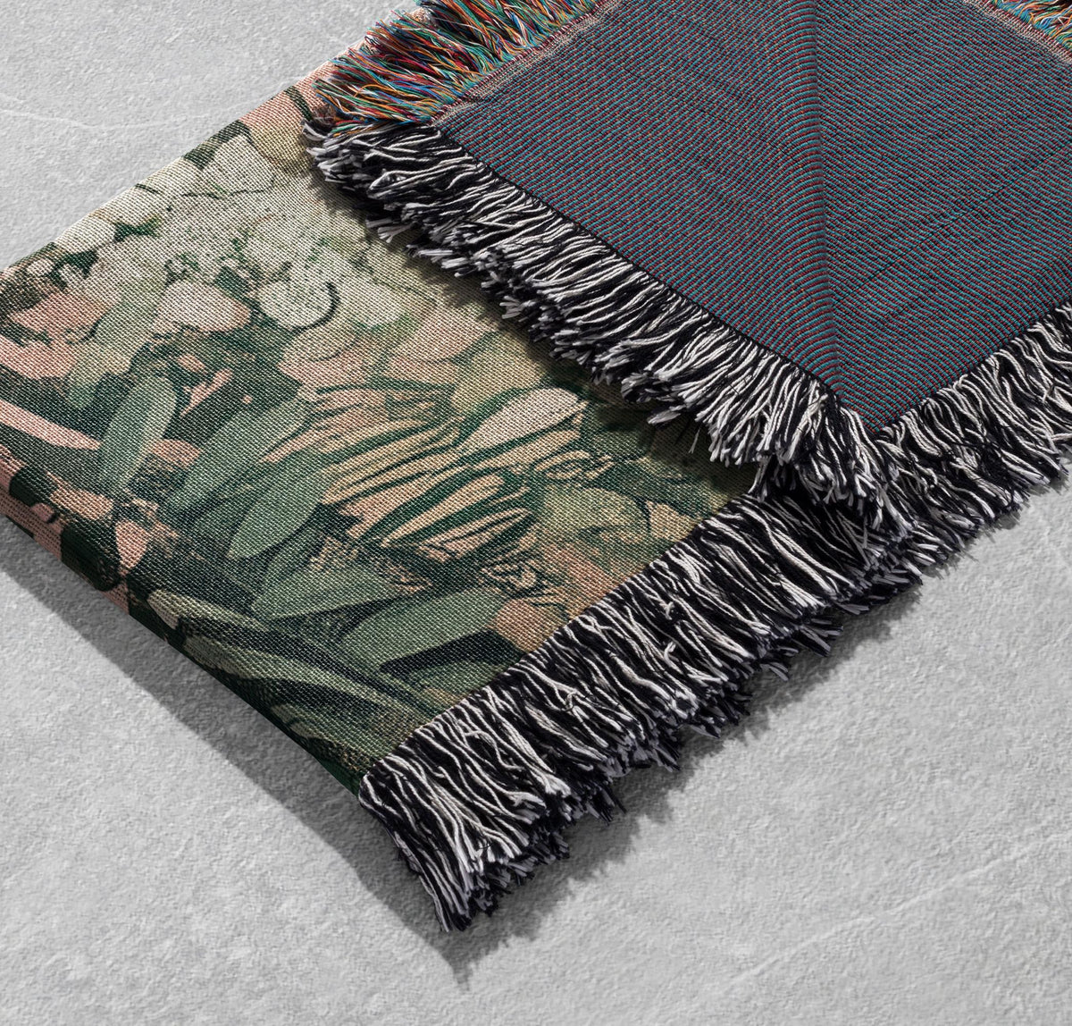 Tropical Jungle Sunset Blanket