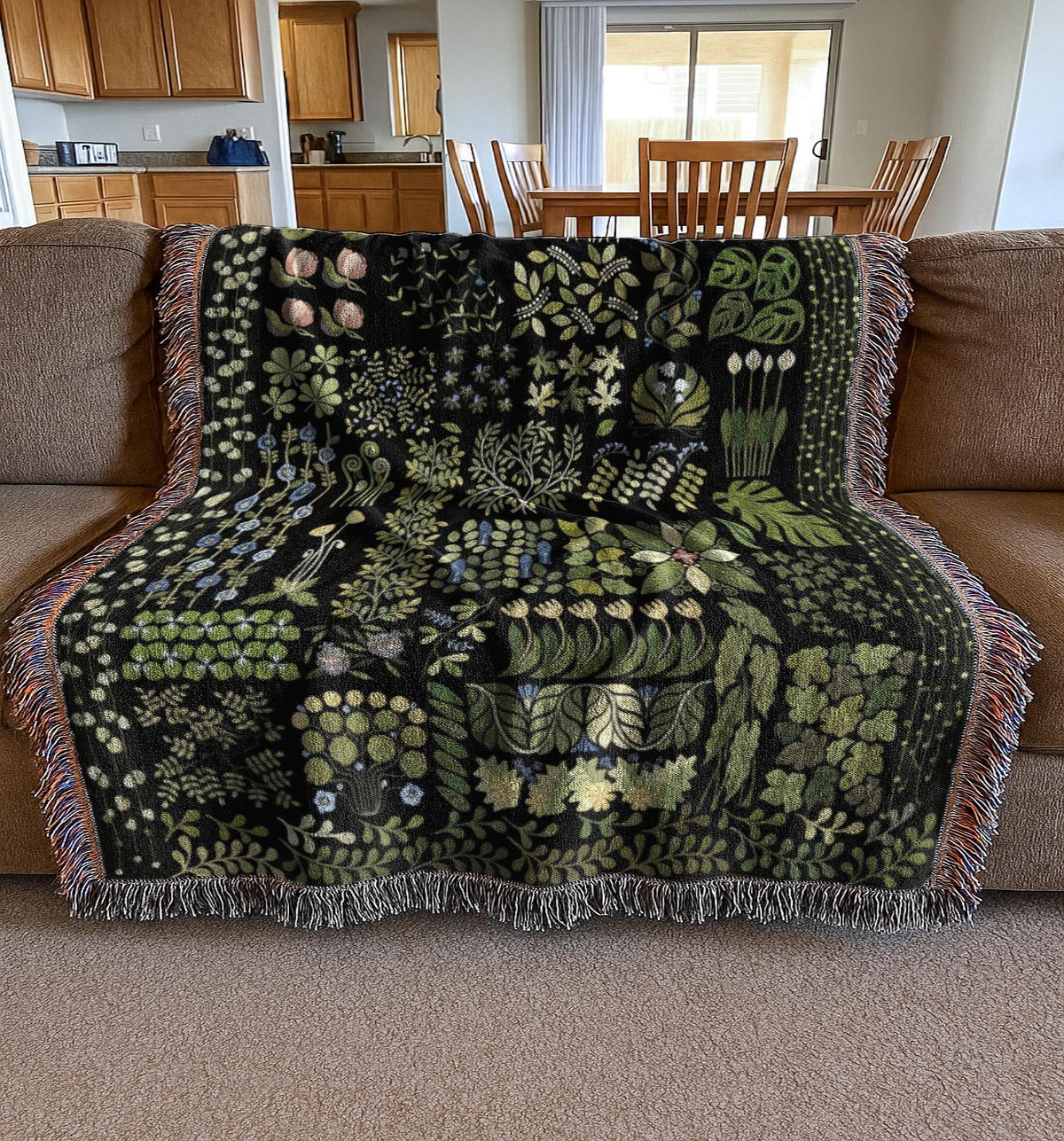 Botanical Specimen Woven Blanket
