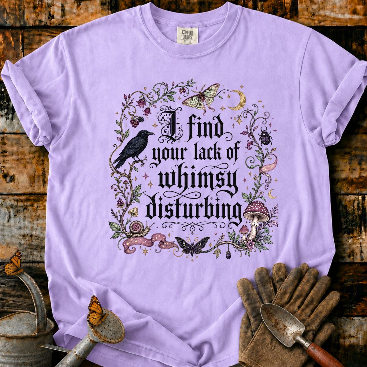 Whimsy Amongst Botanical Shadows T-Shirt